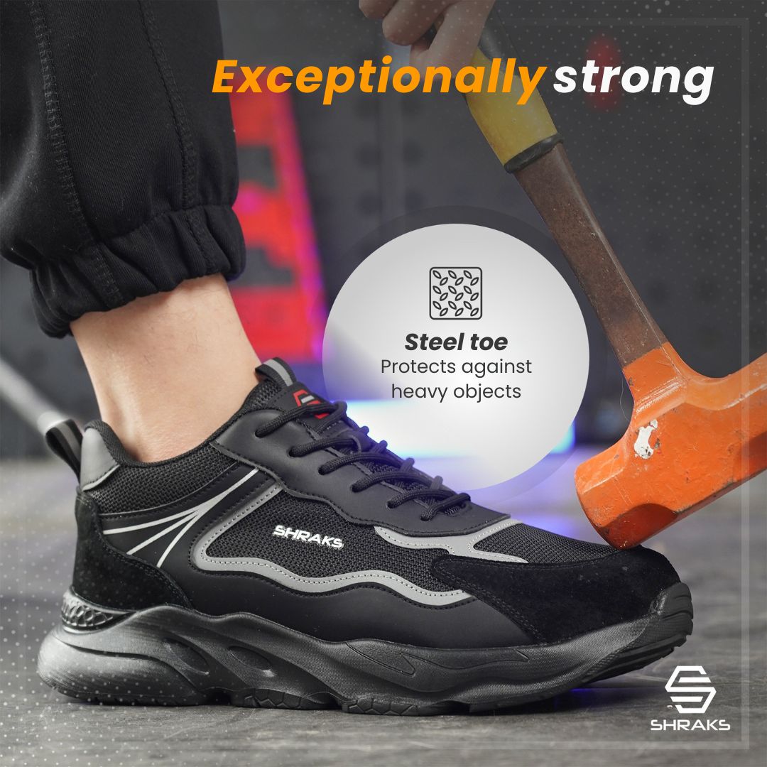 Ademende sneakers met stalen neus - Gids | Shraks